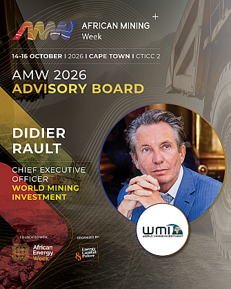 World Mining Investment Chief Executive Officer (CEO) Didier Rault Joins African Mining Week (AMW) Advisory Board