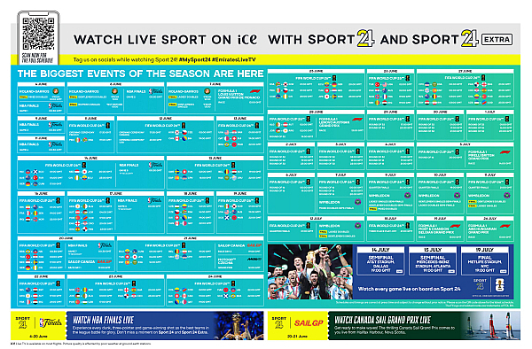 Never miss a match! Emirates screens FIFA World Cup 26™ live on flights via Sport 24