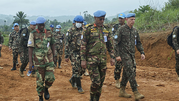 Ebola: In Mongbwalu, Force commander reaffirms United Nations Organization Stabilization Mission in the Democratic Republic of the Congo (MONUSCO) commitment to secure health facilities
