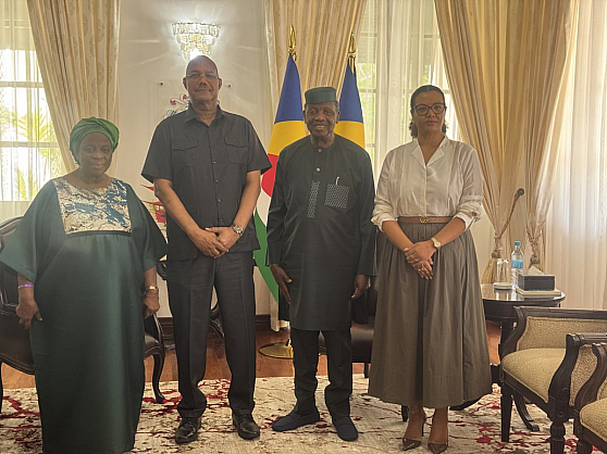 President Herminie Welcomes Redeemed Christian Church of God (RCCG) Leaders to Seychelles for Courtesy Call