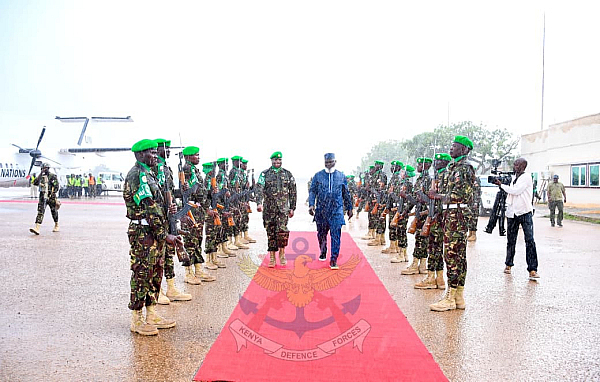 African Union Support and Stabilization Mission in Somalia (AUSSOM) Leadership Engages Kenya Defence Forces (KDF) Troops in Sector Two